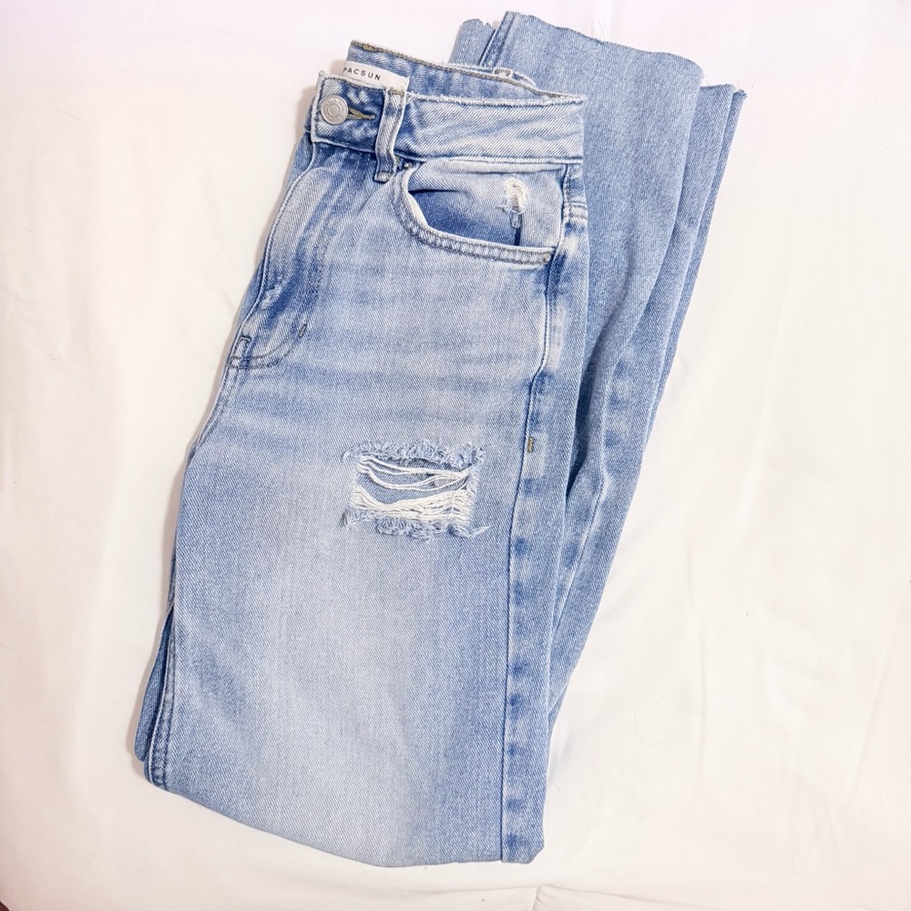 PacSun Light Wash Ripped Jeans